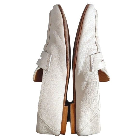 CLUB MONACO Kedda Women's Cream Loafer Flats Size 8 - Picture 8 of 10